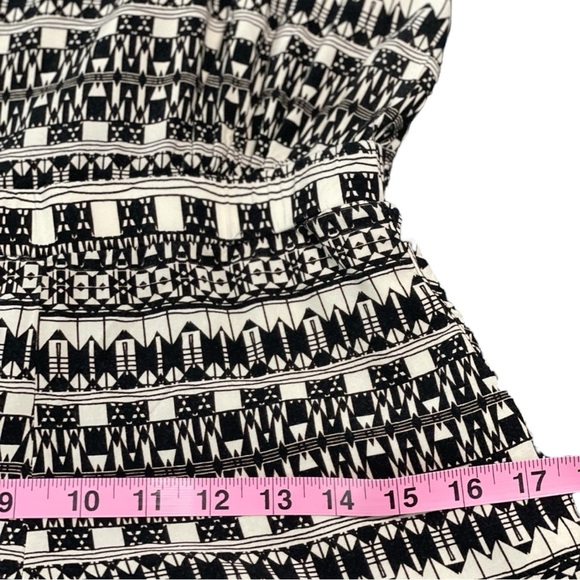 Harmony and Havoc jumpsuit size S black/cream elastic waist side zip closure - Picture 10 of 13